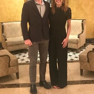 ANTONIO MELANI Black Lace One Piece Suit